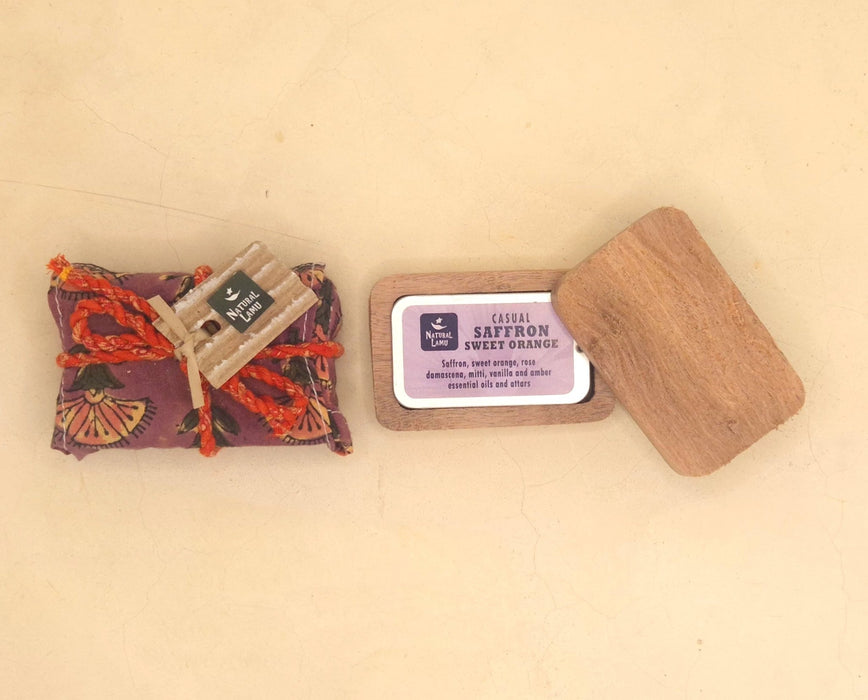 Wrapped Perfume Gift Box (single) - Part of the #collection_name# collection, available at Natural Lamu