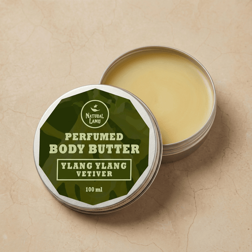 Ylang Ylang Perfumed Shea Body Butter - Part of the collection_name collection, available at Natural Lamu